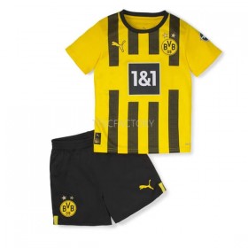Fußballtrikots Borussia Dortmund Kinder 2022-2023 Kurzarm Heimtrikotsatz kaufen
